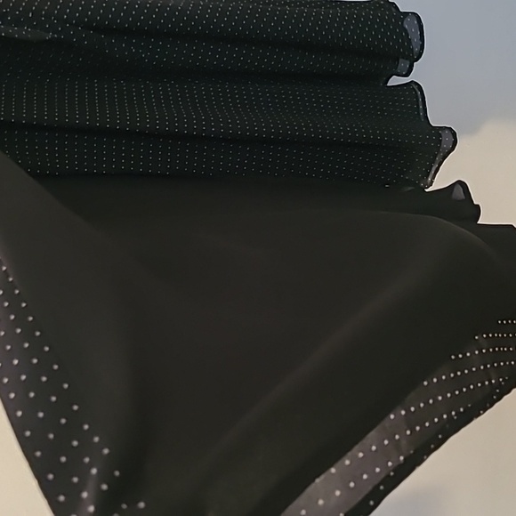 Donna Ricco Women's 12 Black White Polka Dot Maxi Wrap Dress Vintage Elegant - Picture 7 of 16